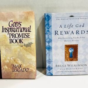 Set of 2 Devotional Books NEW God's Promise Inspirational Book
